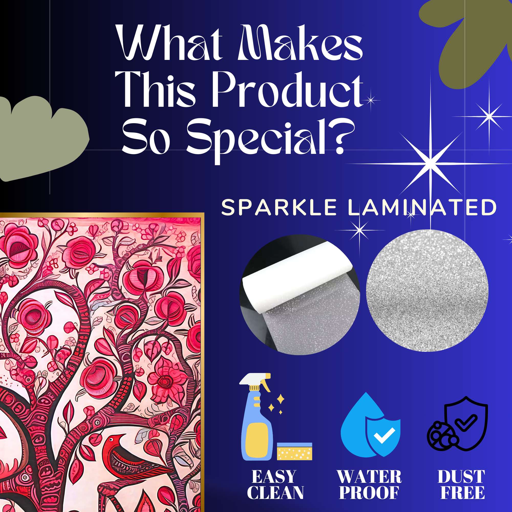 Set of Four Wall Paintings for Wall Dacoration Golden Framed Wall Paintings for Living Room & Bedroom Wall Art for Home Decoration & Office Wall Décor (13x10 inch CH-GD4-4) - Image 4